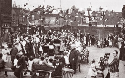 Jubilee Street Party, 1935 by English Photographer